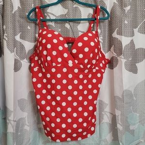 Minnie mouse inspired tankini